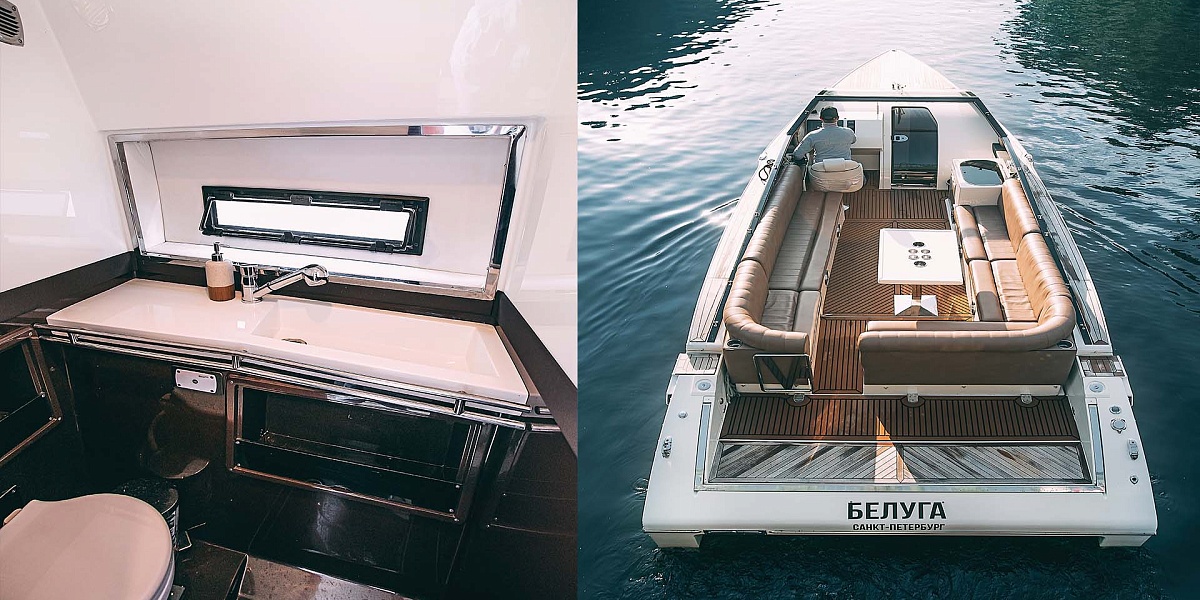 Аренда катера Белуга в Санкт-Петербурге