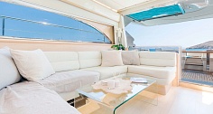 Аренда яхты Ferretti 53 на Миконосе - салон
