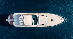 Аренда яхты Pershing 54 на Миконосе - вид сверху
