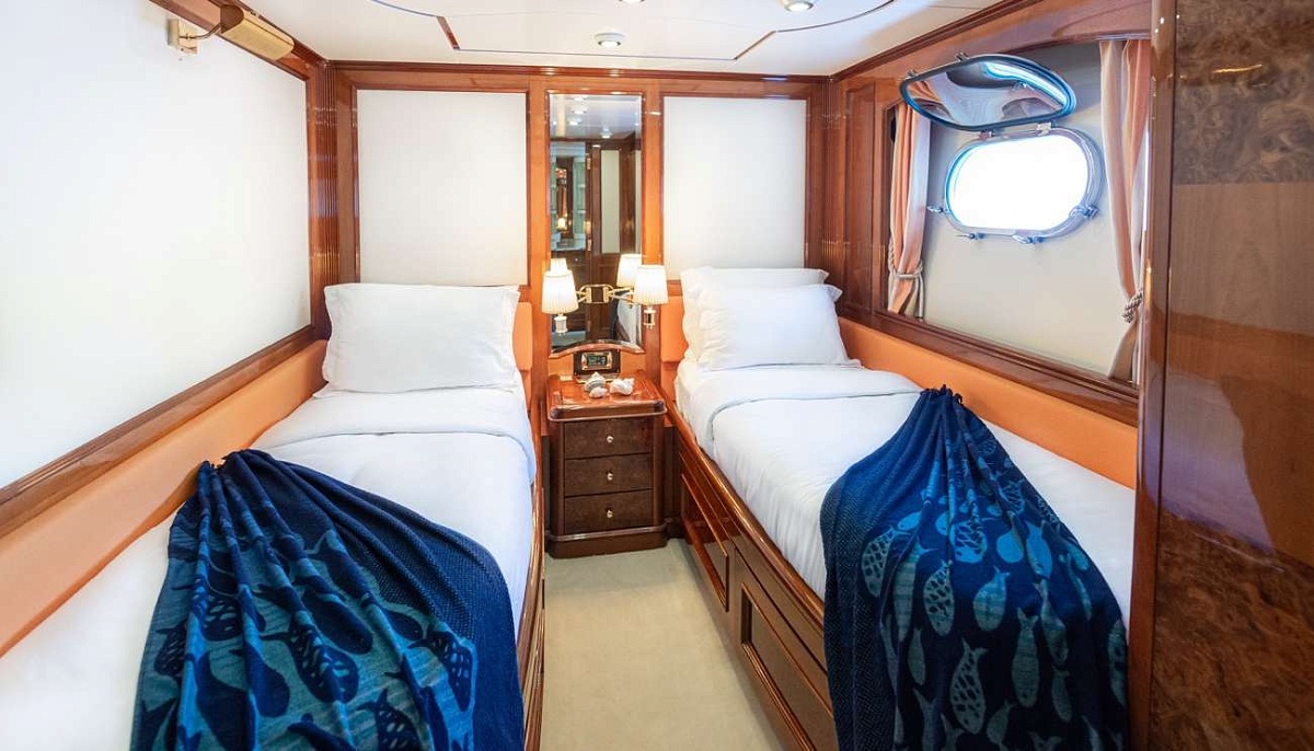 Гостевая каюта на яхте Benetti 115