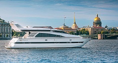 Аренда моторной яхты Elegance 65 в Санкт-Петербурге