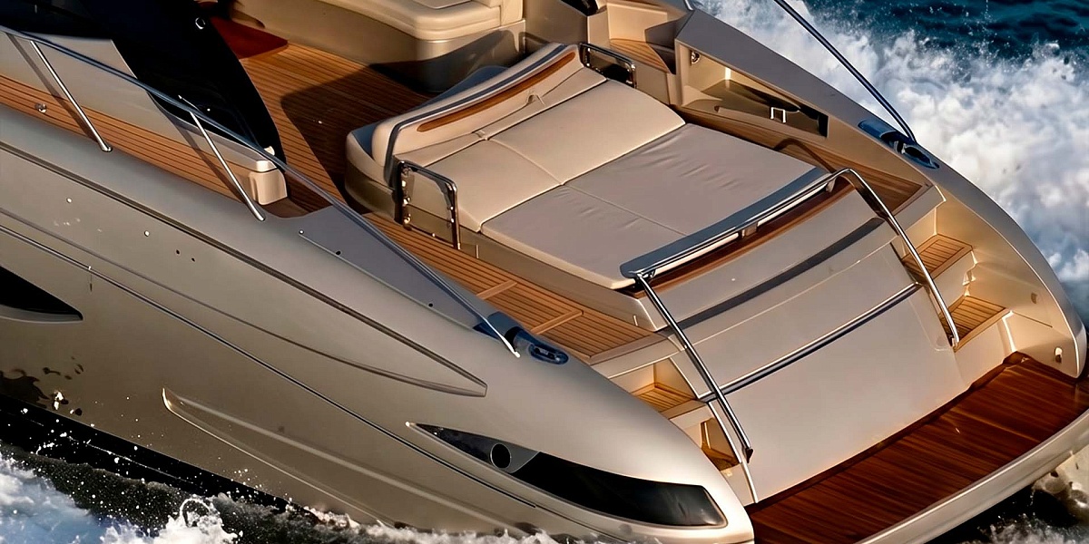 Аренда яхты Riva 63 Vertigo во Франции - лежаки на корме яхты