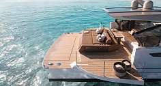 Аренда яхты Azimut Seadeck 6 на Ибице - бич-клаб как у мега яхты
