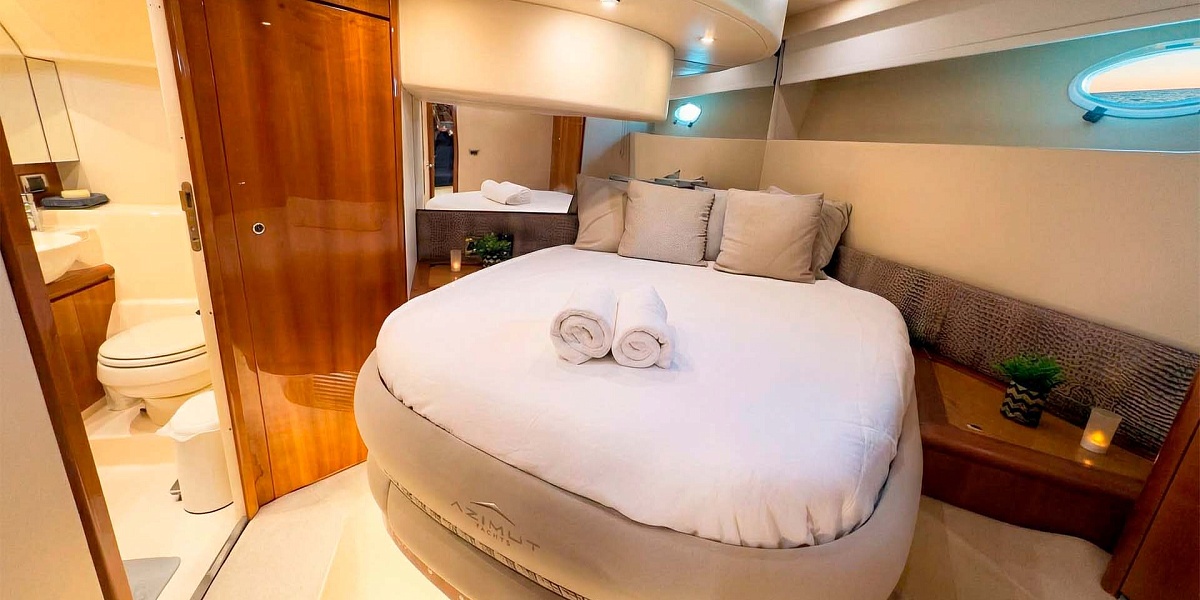 Аренда яхты Azimut 58 Limaya на Миконосе - мастер каюта