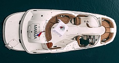 Аренда катера Chaparral Sunesta 254 МАМБА в Петербурге - вид сверху