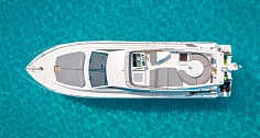 Аренда яхты Ferretti 53 на Миконосе - вид сверху