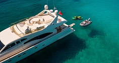 Аренда яхты Ferretti 68 на Миконосе - флайбридж