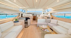 Аренда яхты Ferretti 53 на Миконосе - салон